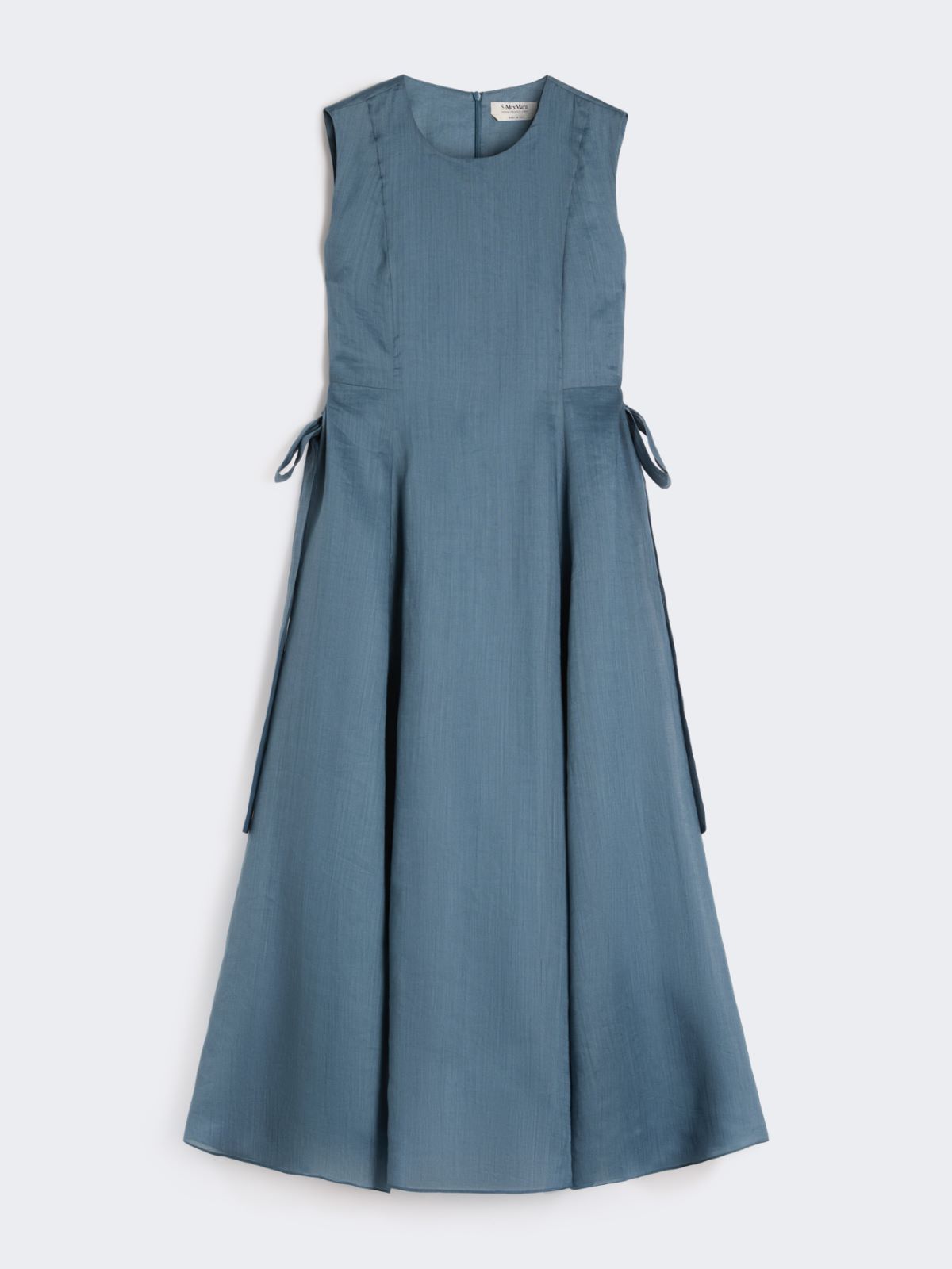 Long ramie dress - SKY BLUE - Max Mara - 4