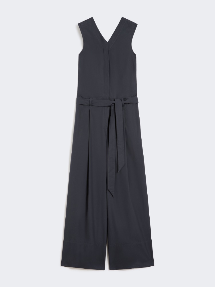 Jumpsuit aus Baumwollpopeline - ULTRAMARINE