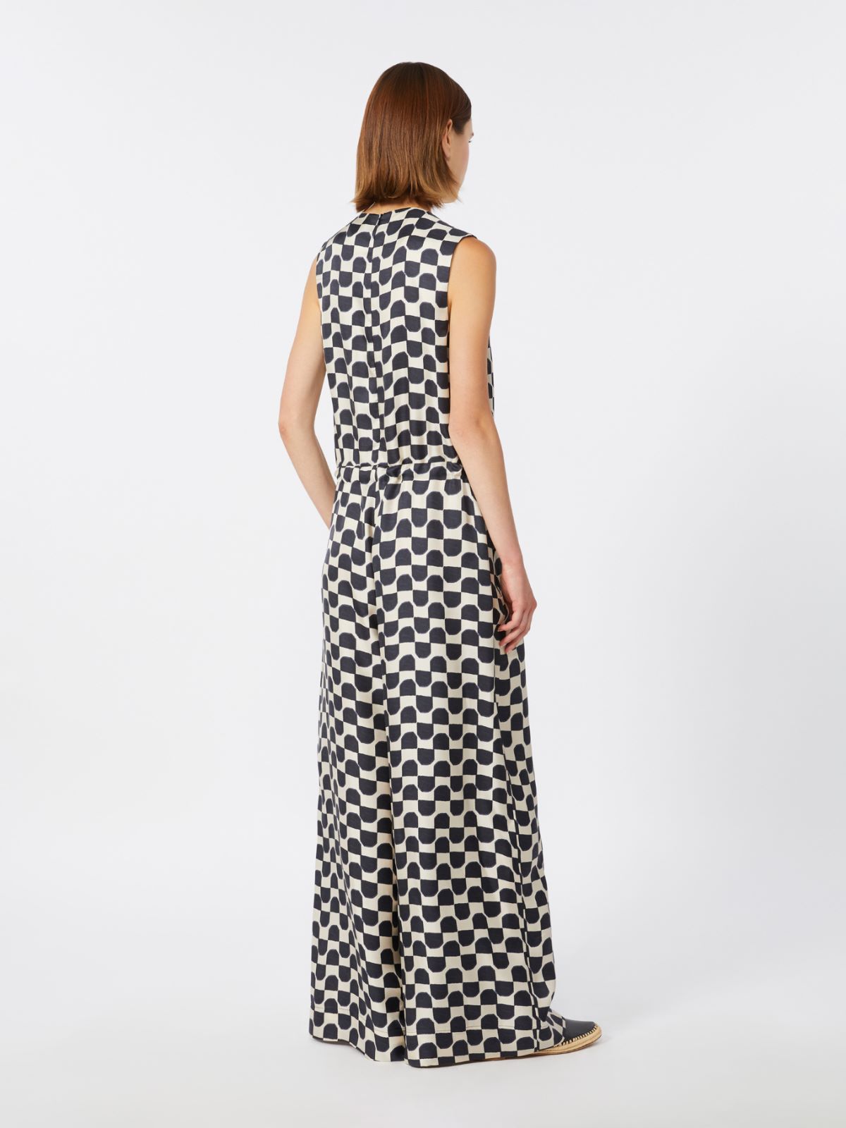 Jumpsuit aus bedruckter Seide - SCHWARZ - Max Mara - 3