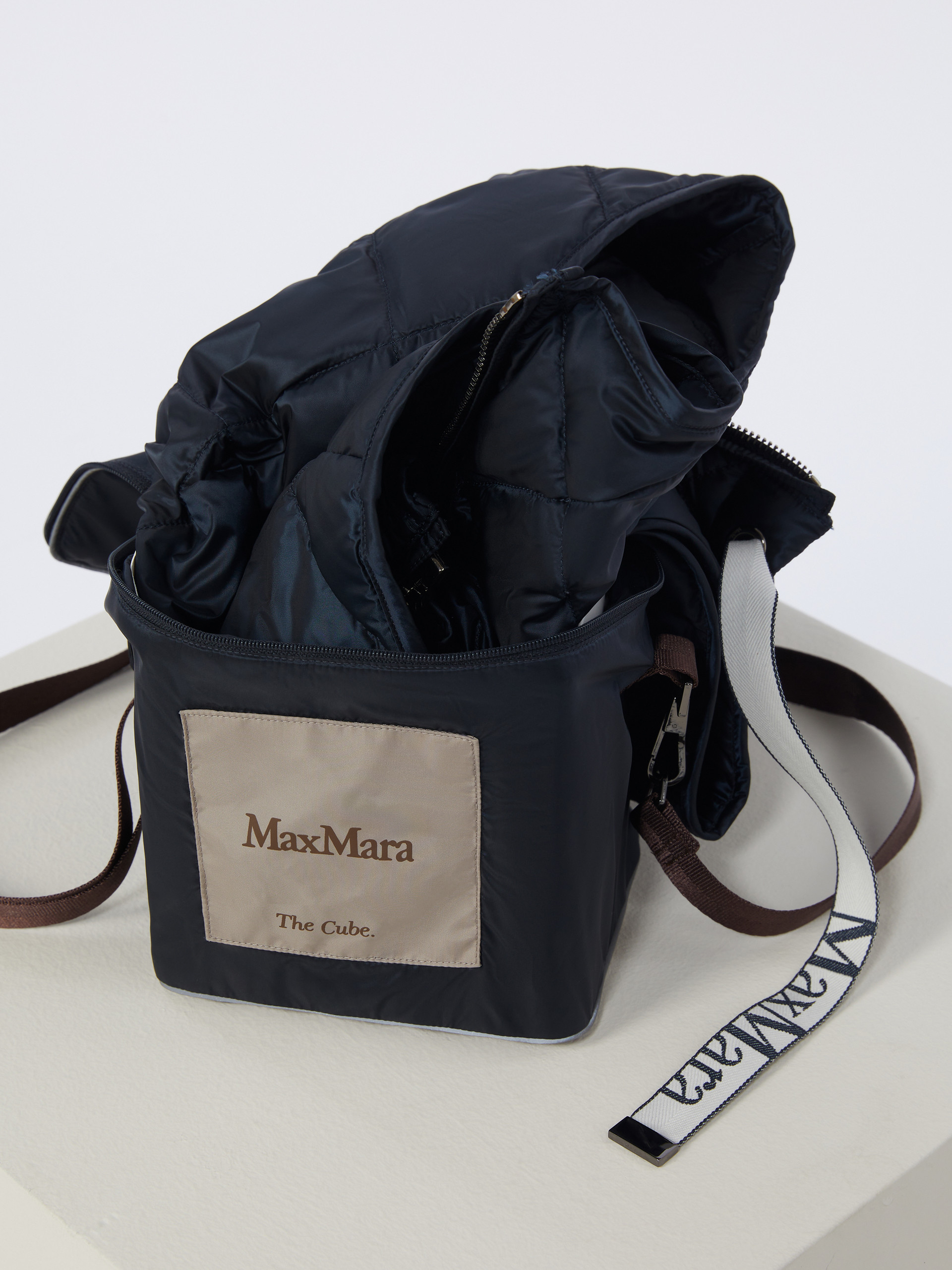 Padded water-repellent nylon canvas gilet - MIDNIGHTBLUE - Max Mara - 5