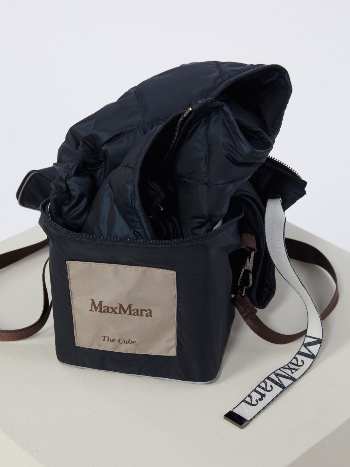 Padded water-repellent nylon canvas gilet - MIDNIGHTBLUE - Max Mara - 6