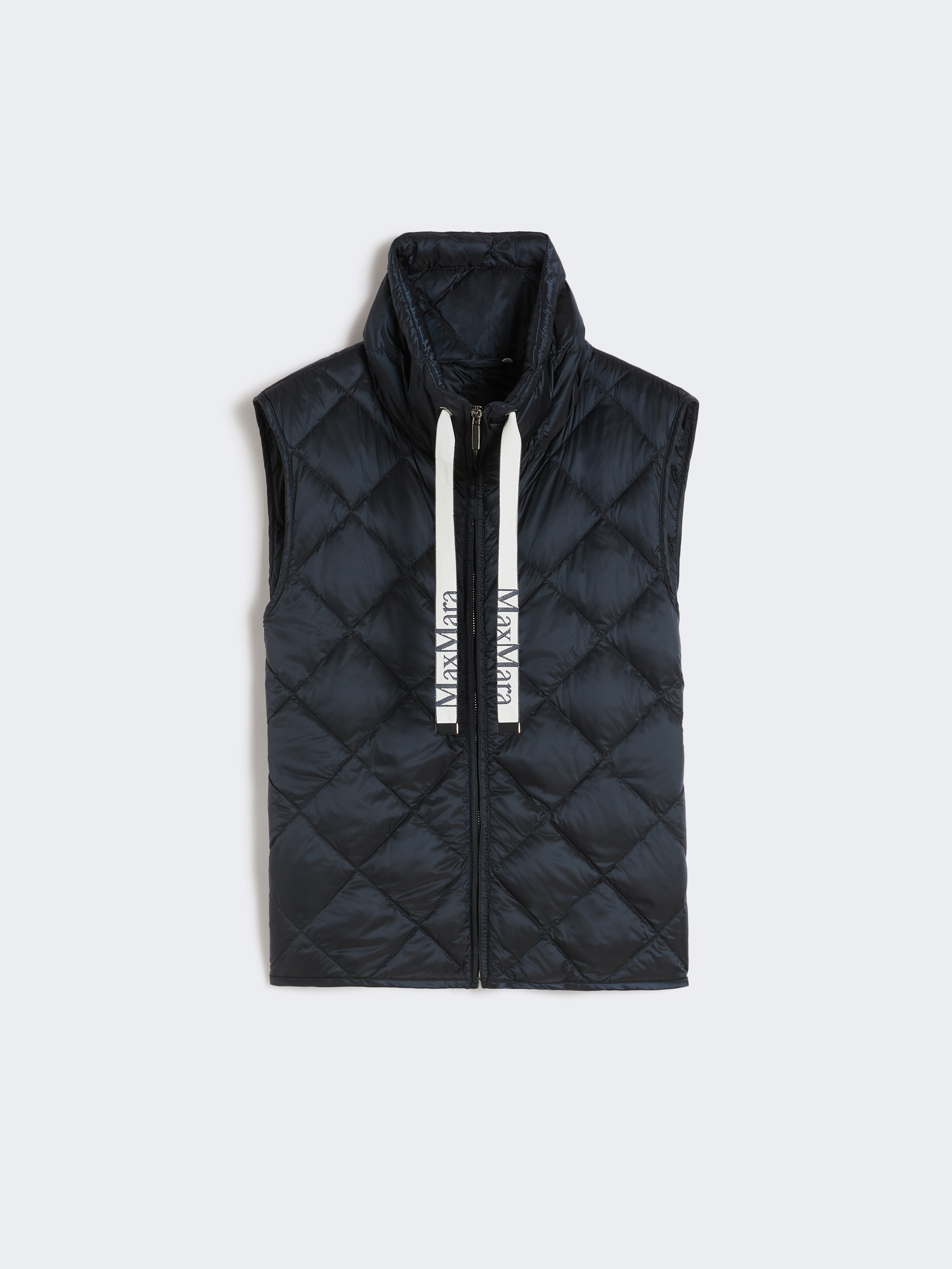 Padded water-repellent nylon canvas gilet - MIDNIGHTBLUE - Max Mara - 6