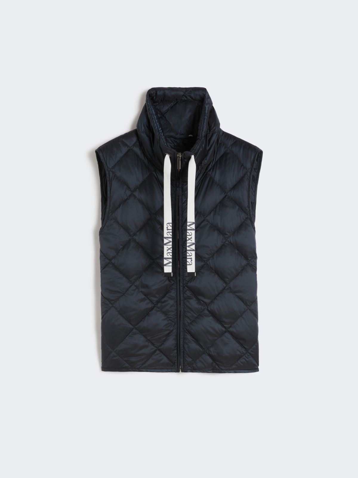 Padded water-repellent nylon canvas gilet - MIDNIGHTBLUE - Max Mara - 6