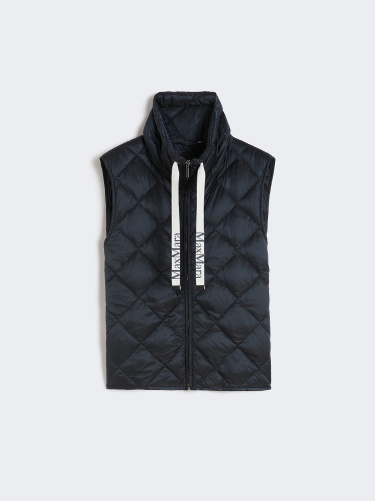 Padded water-repellent nylon canvas gilet - MIDNIGHTBLUE - Max Mara