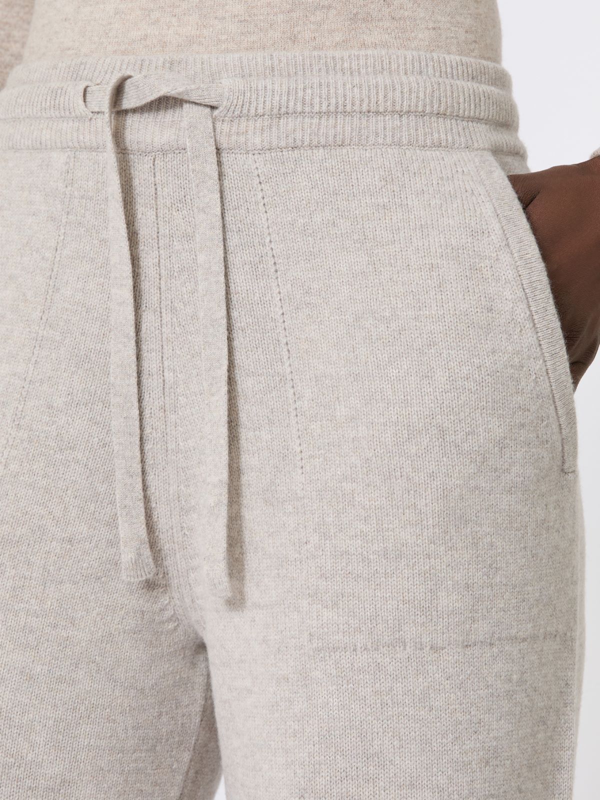 Wool and cashmere trousers - BEIGE - Max Mara - 5
