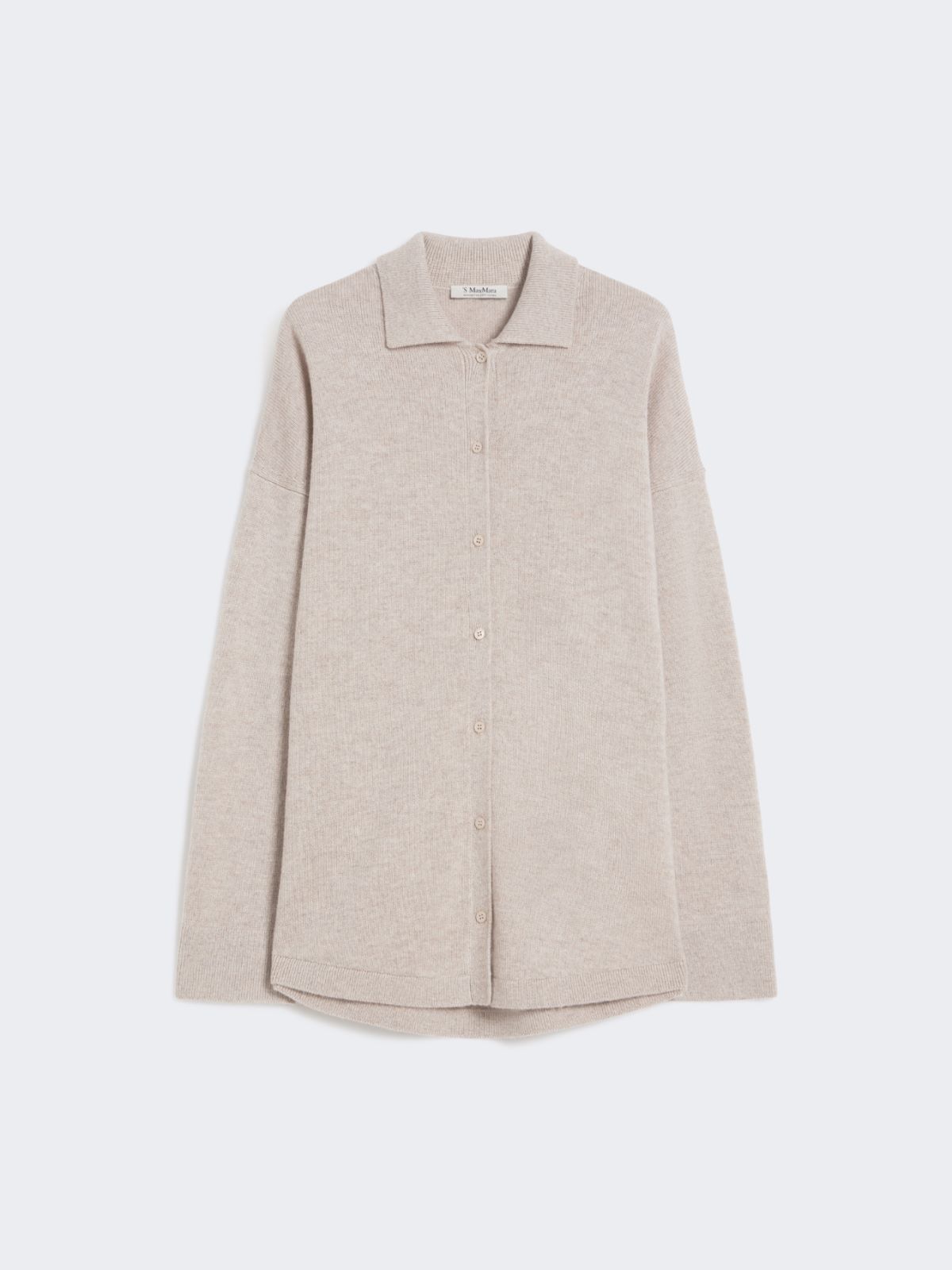 Wool and cashmere cardigan - BEIGE - Max Mara - 9