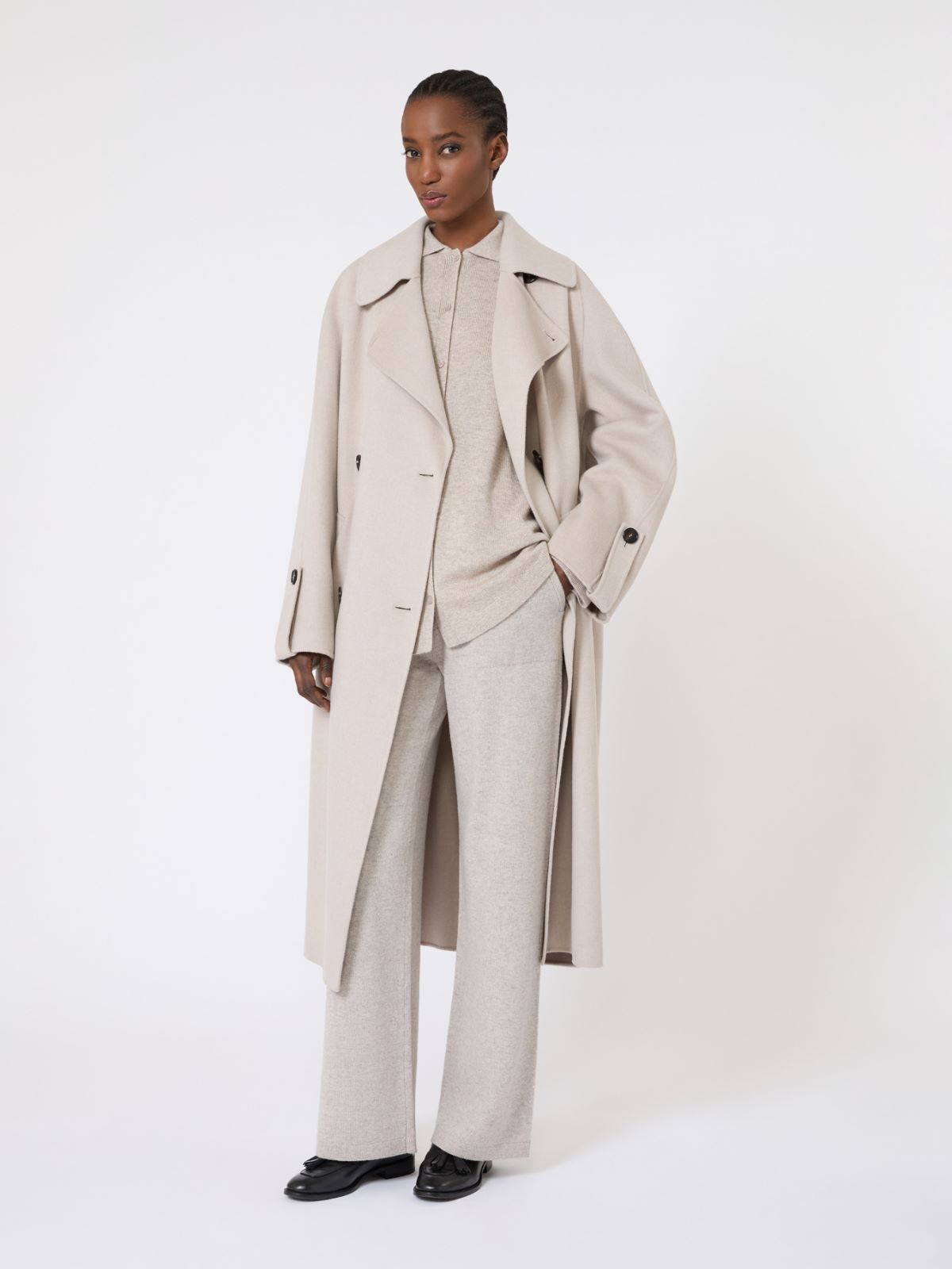 Cardigan in lana e cachemire - BEIGE - Max Mara - 5