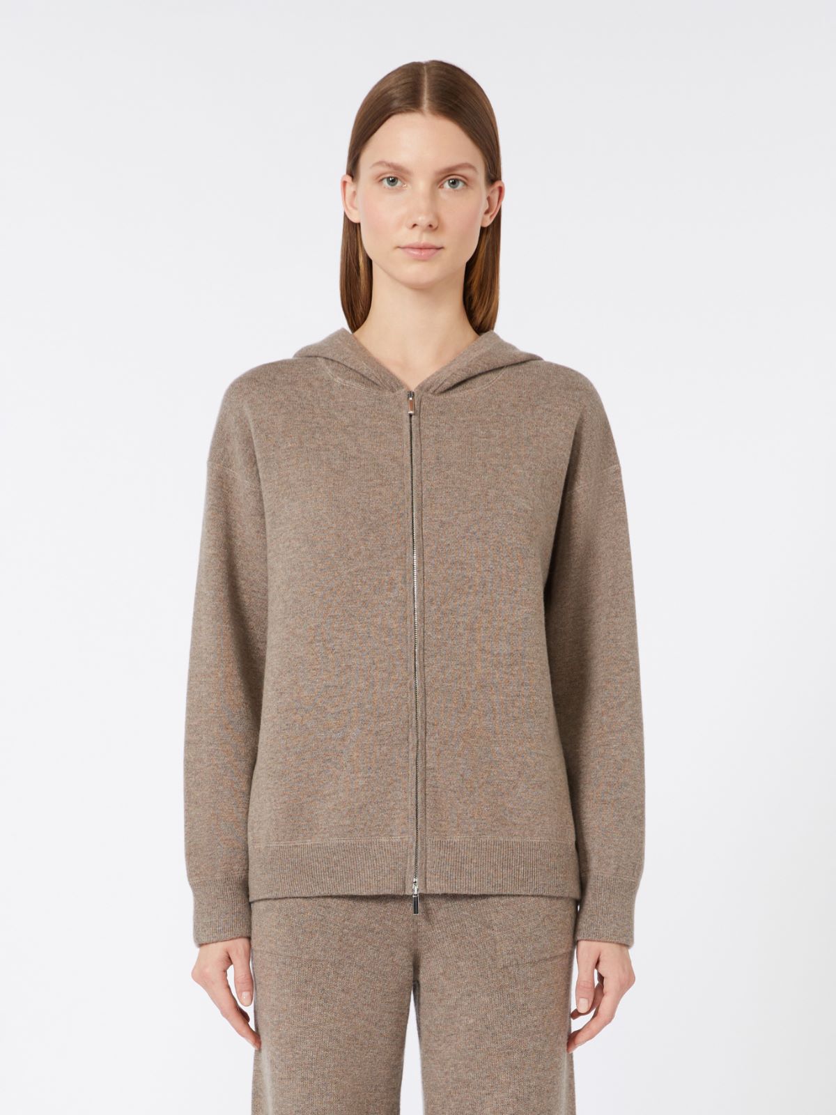 [クイエテ] ウール カシミヤ ニット フーディ - TURTLEDOVE - Max Mara - 5