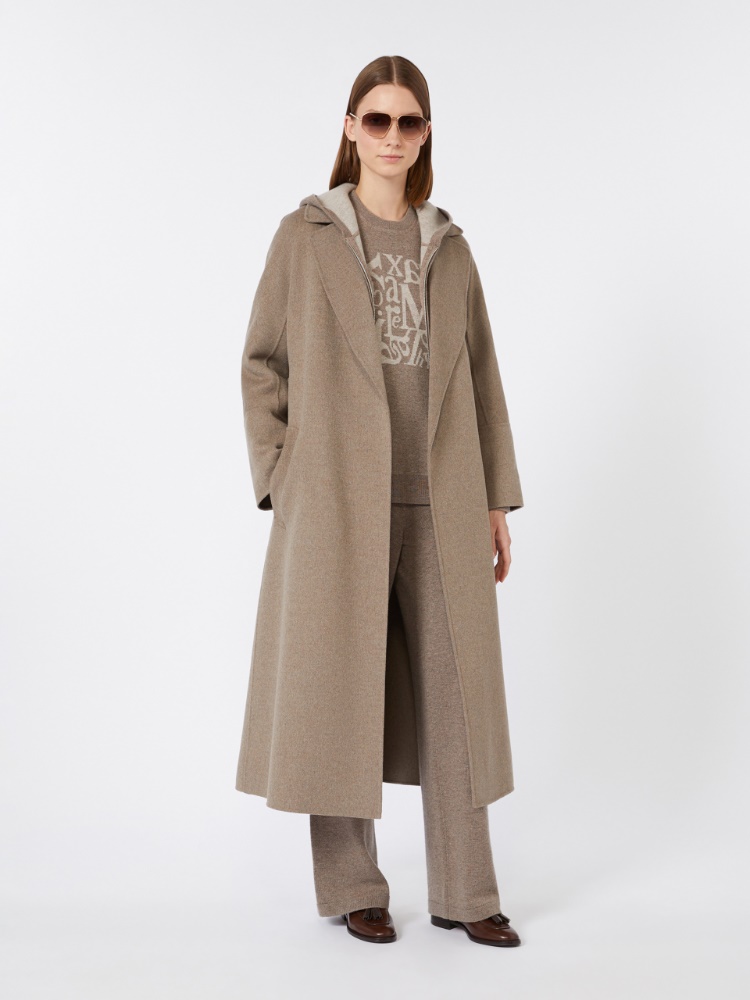 [クイエテ] ウール カシミヤ ニット フーディ - TURTLEDOVE - Max Mara