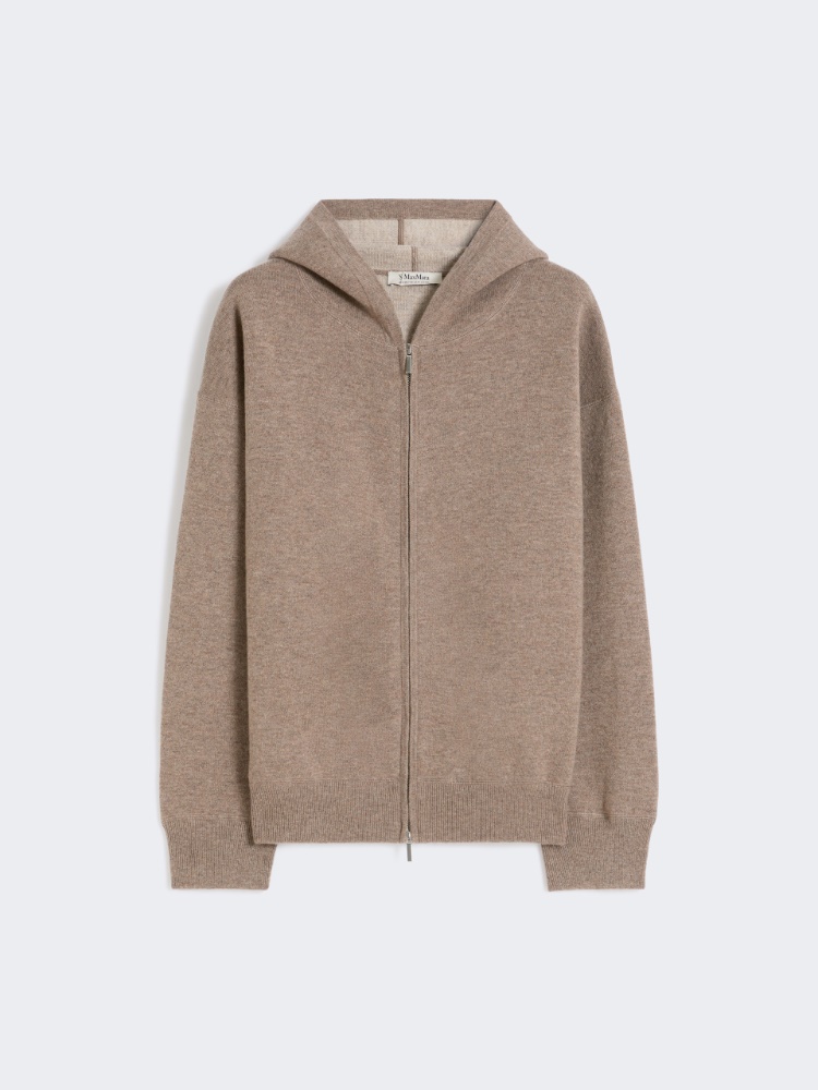 [クイエテ] ウール カシミヤ ニット フーディ - TURTLEDOVE - Max Mara