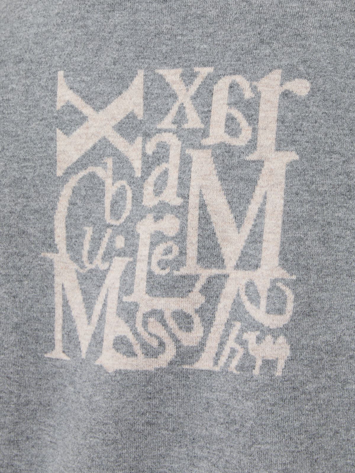 Wool and cashmere hooded cardigan - MEDIUM GREY - Max Mara - 5