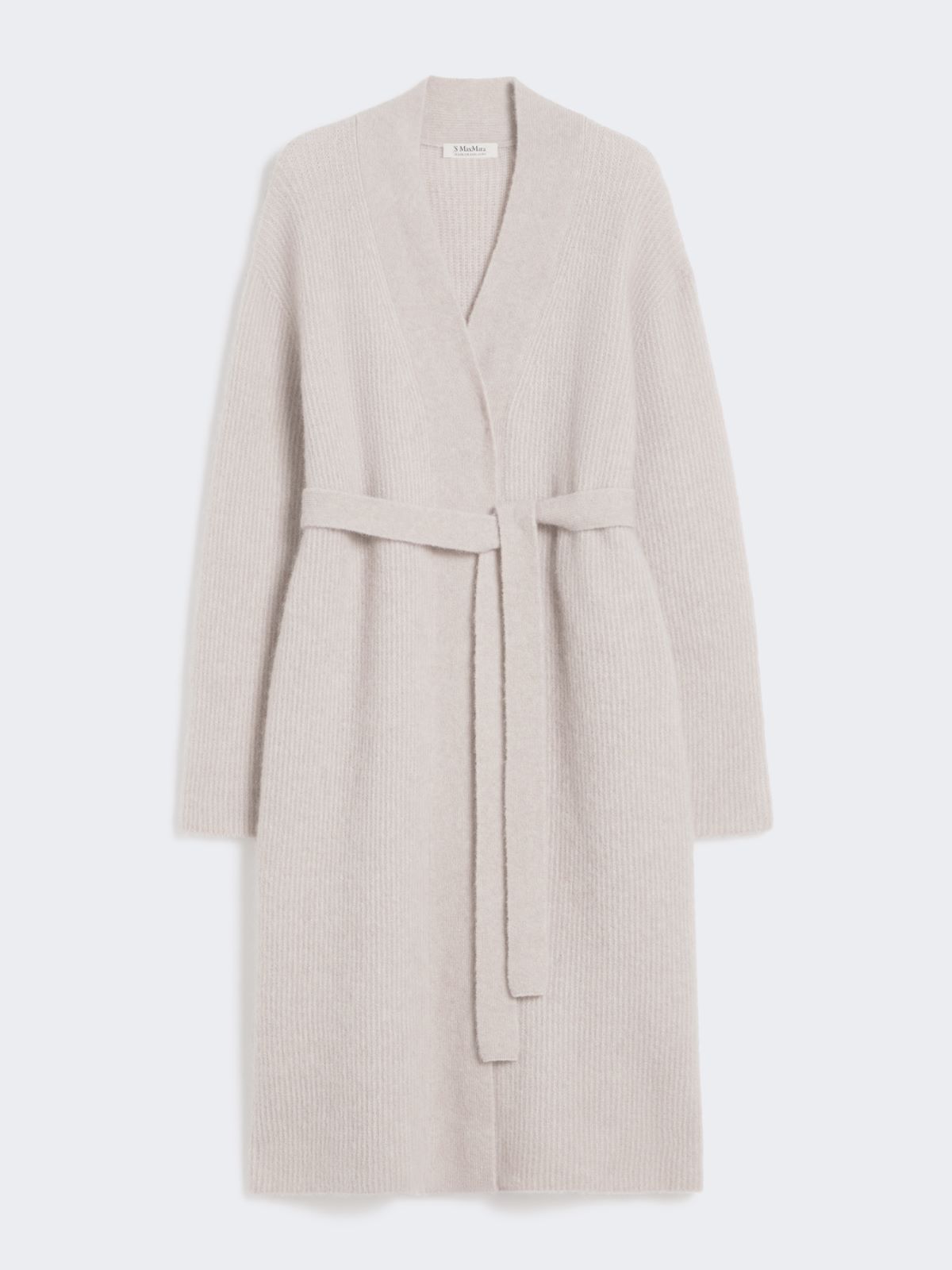 Long alpaca and wool cardigan - SAND - Max Mara - 6