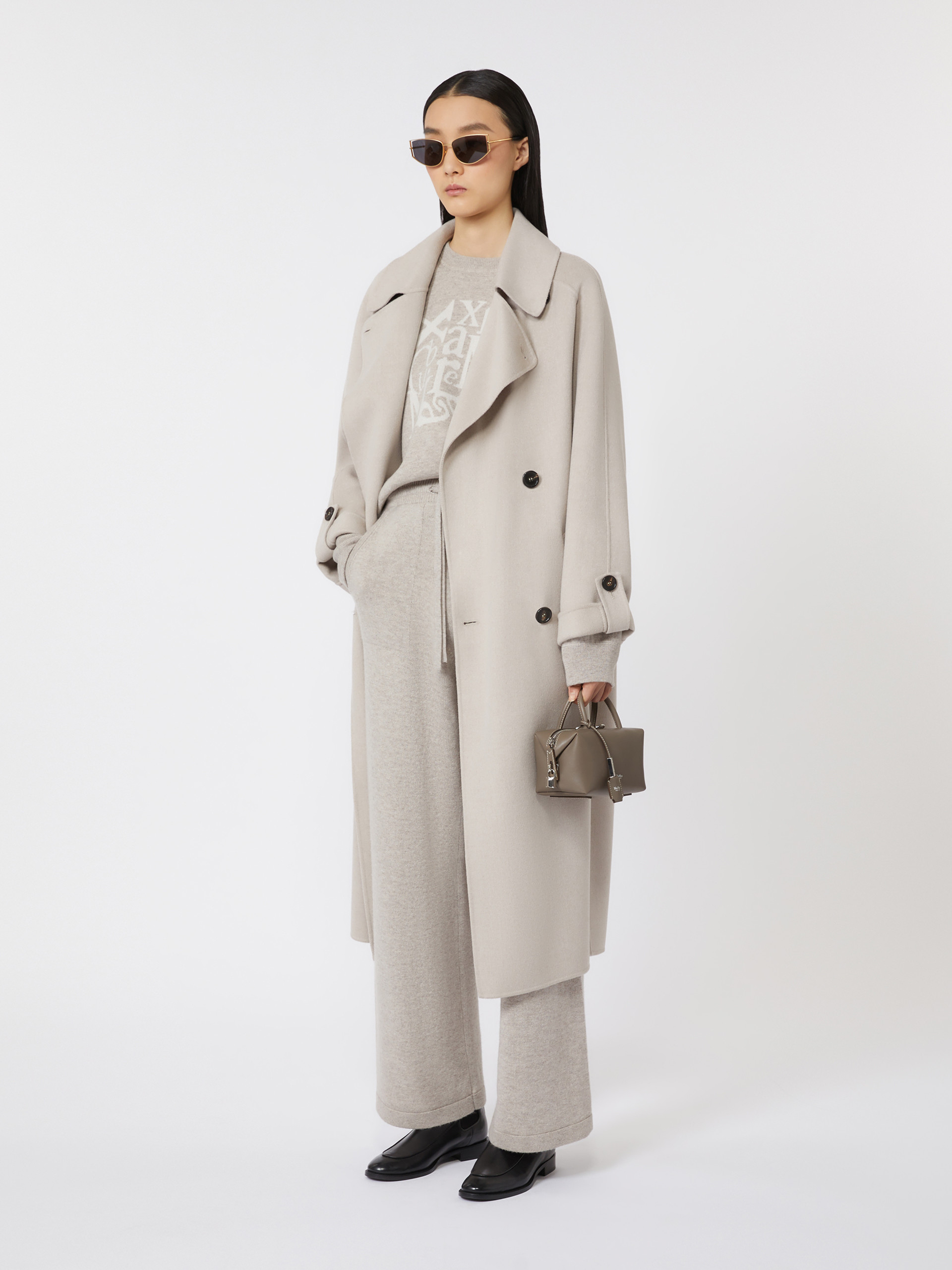 Wool and cashmere crew-neck sweater - BEIGE - Max Mara