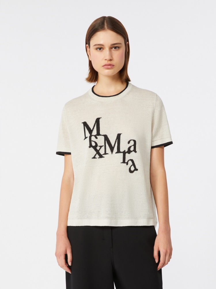 노르디카 린넨 스웨터 - WHITE - 2