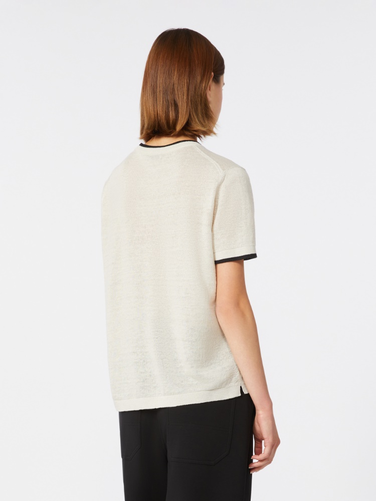 노르디카 린넨 스웨터 - WHITE - 3