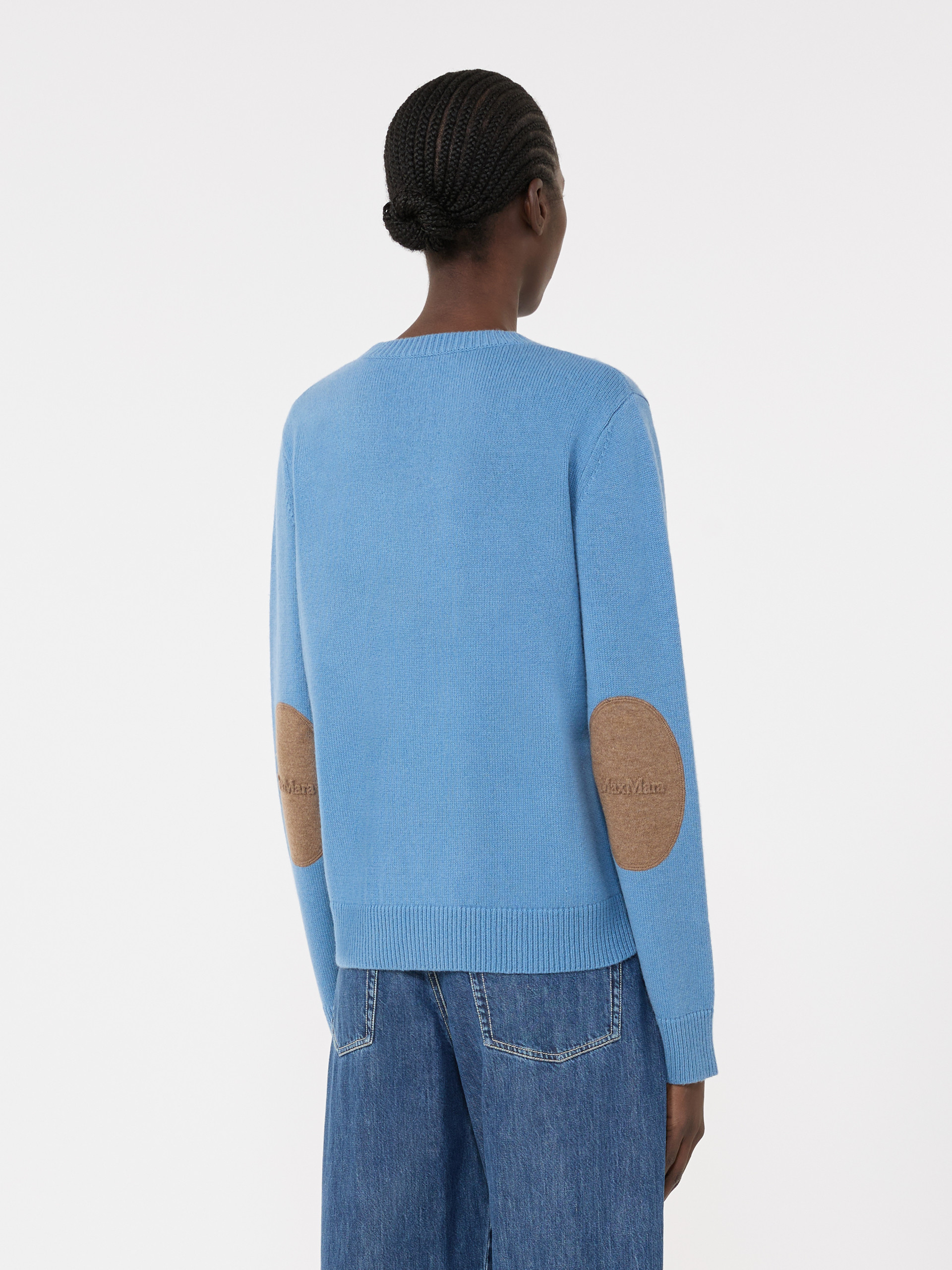 Wool and cashmere sweater with patch detail - AVIO - Max Mara - 3