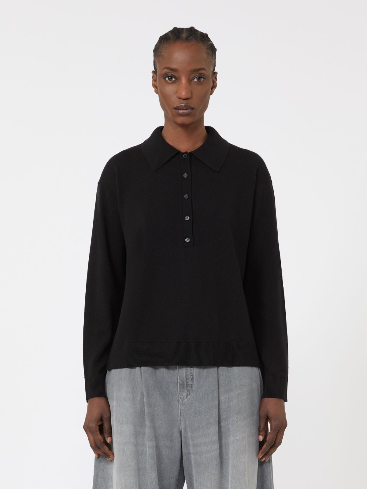 Jumper in pure wool  - BLACK - Max Mara - 9