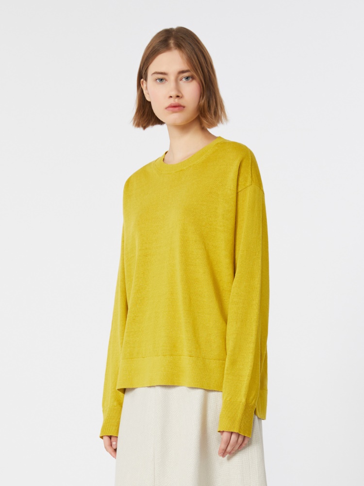 피오리레 린넨 스웨터 - LEMON - 2