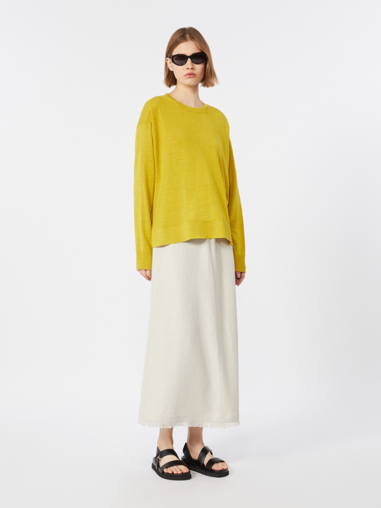 피오리레 린넨 스웨터 - LEMON