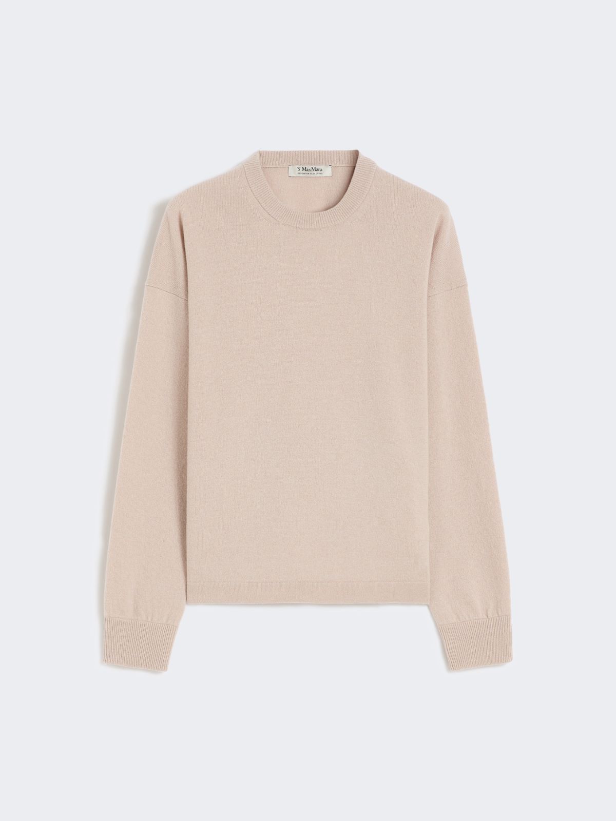 Boxy-fit wool and cashmere sweater - PINK - Max Mara - 9
