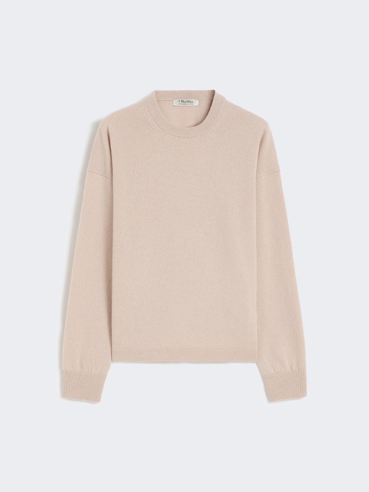 Boxy-fit wool and cashmere sweater - PINK - Max Mara