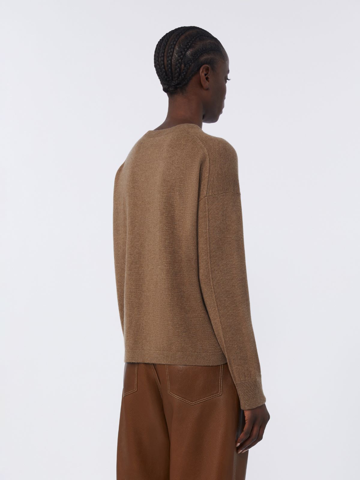Boxy-fit wool and cashmere sweater - MUD - Max Mara - 4