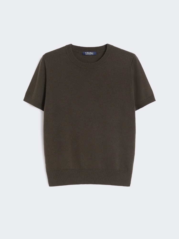 Soft wool sweater - DARK GREEN - Max Mara