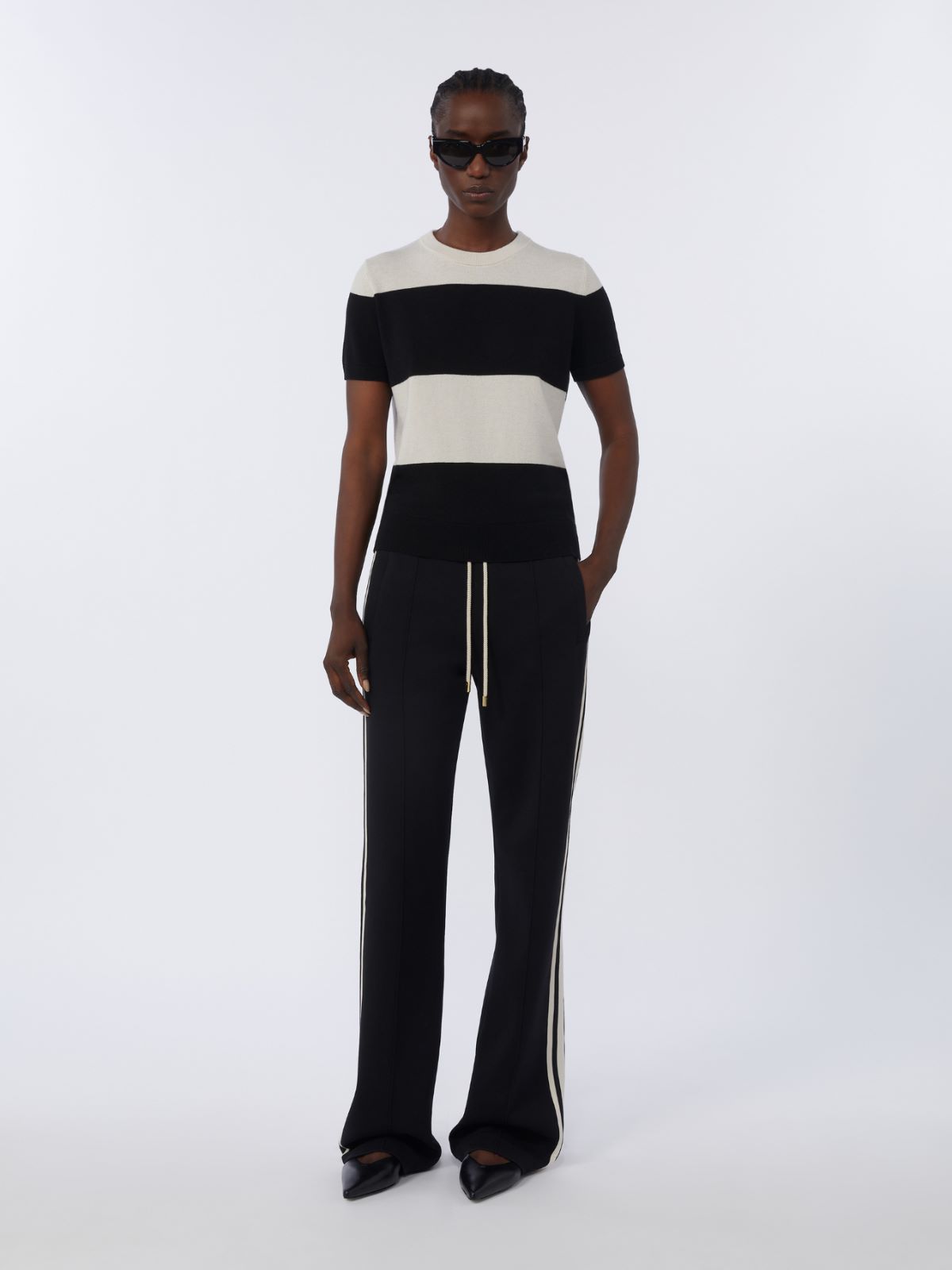 마젠타 울 스웨터 - WHITE - Max Mara - 4