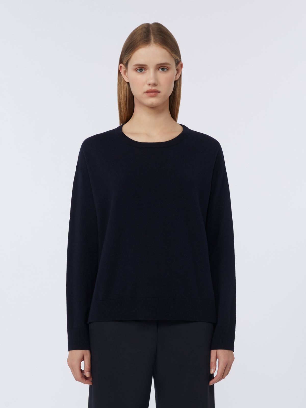 Oversized wool sweater - ULTRAMARINE - Max Mara - 4