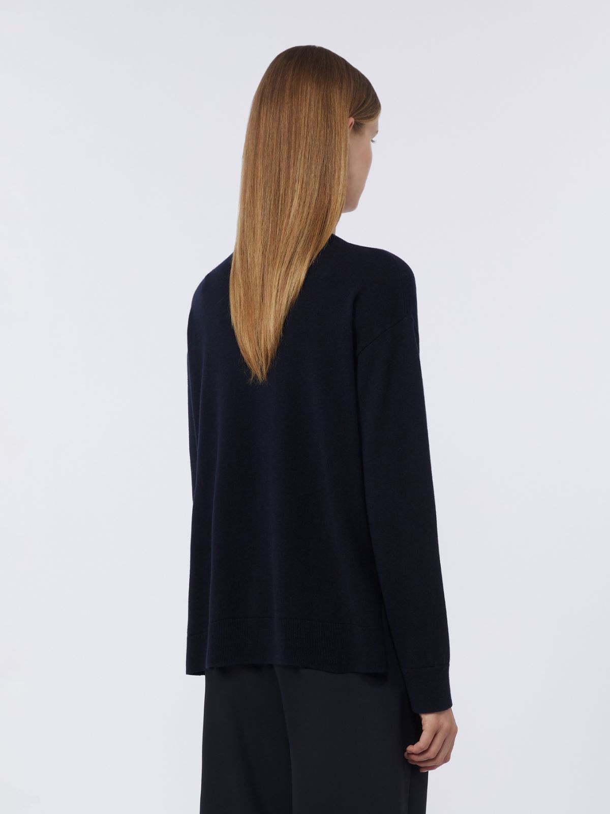 Oversized wool sweater - ULTRAMARINE - Max Mara - 4