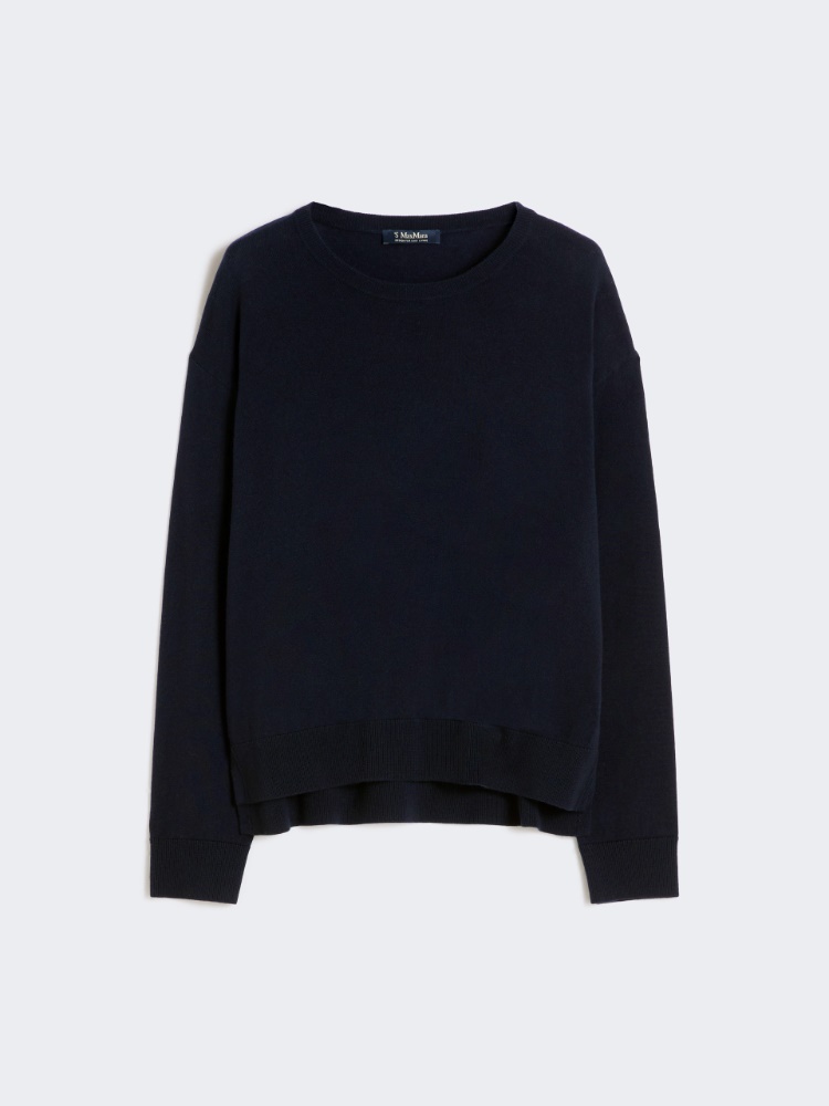 Oversized wool sweater - ULTRAMARINE - Max Mara