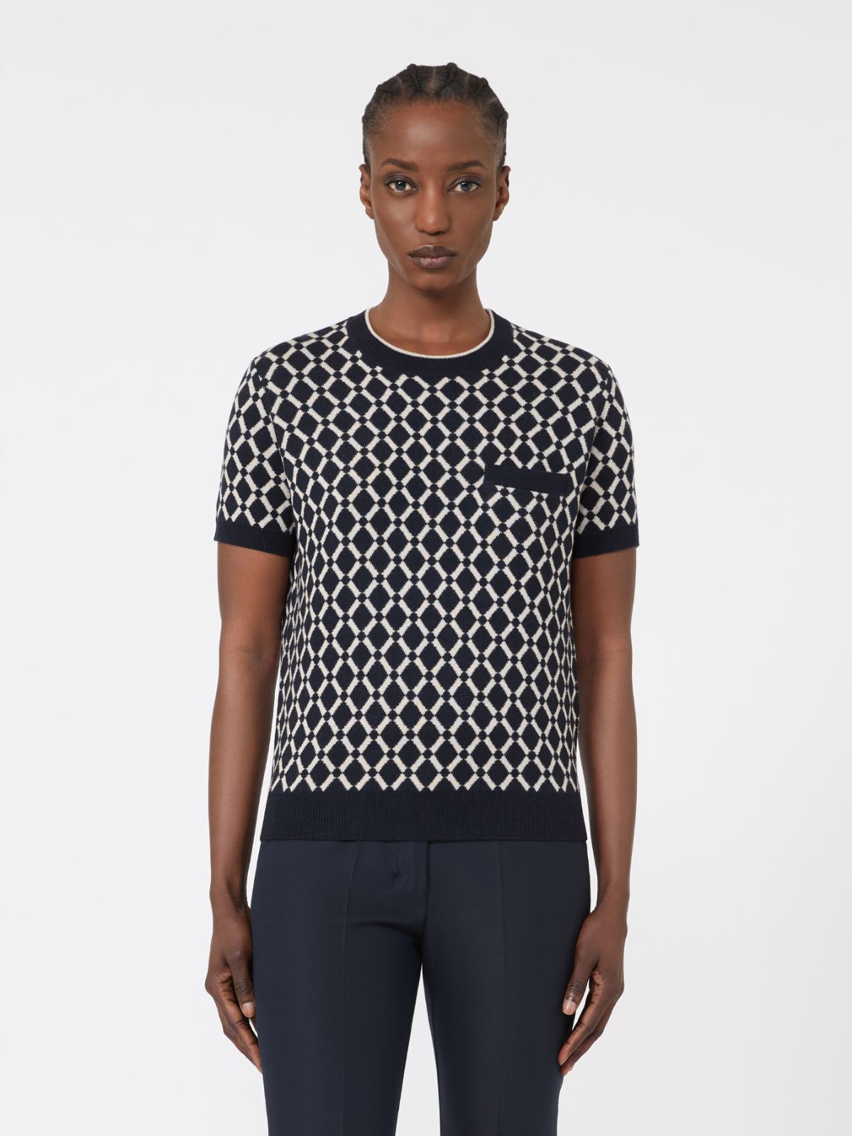 Maglia in lana jacquard - ULTRAMARINE - Max Mara - 9