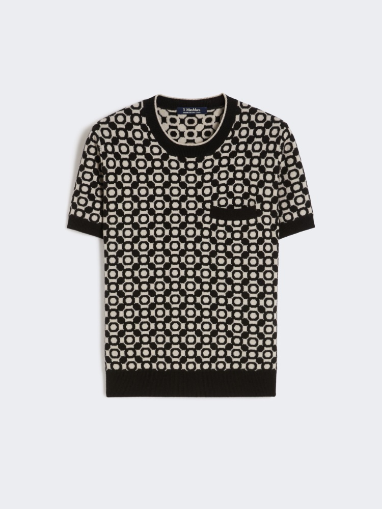 Maglia in lana jacquard - ULTRAMARINE - Max Mara