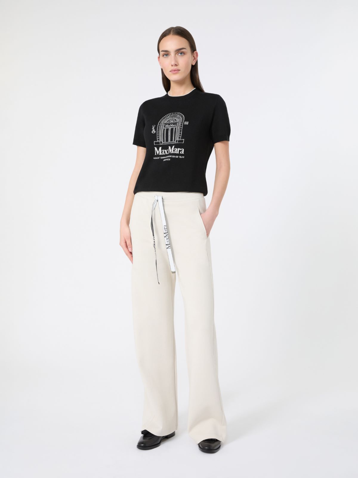 에우포리아 울 탑 - BLACK - Max Mara