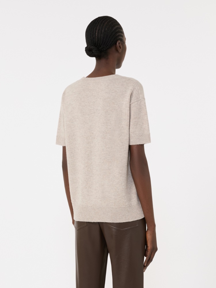 Wool and cashmere knitwear - BEIGE - 3