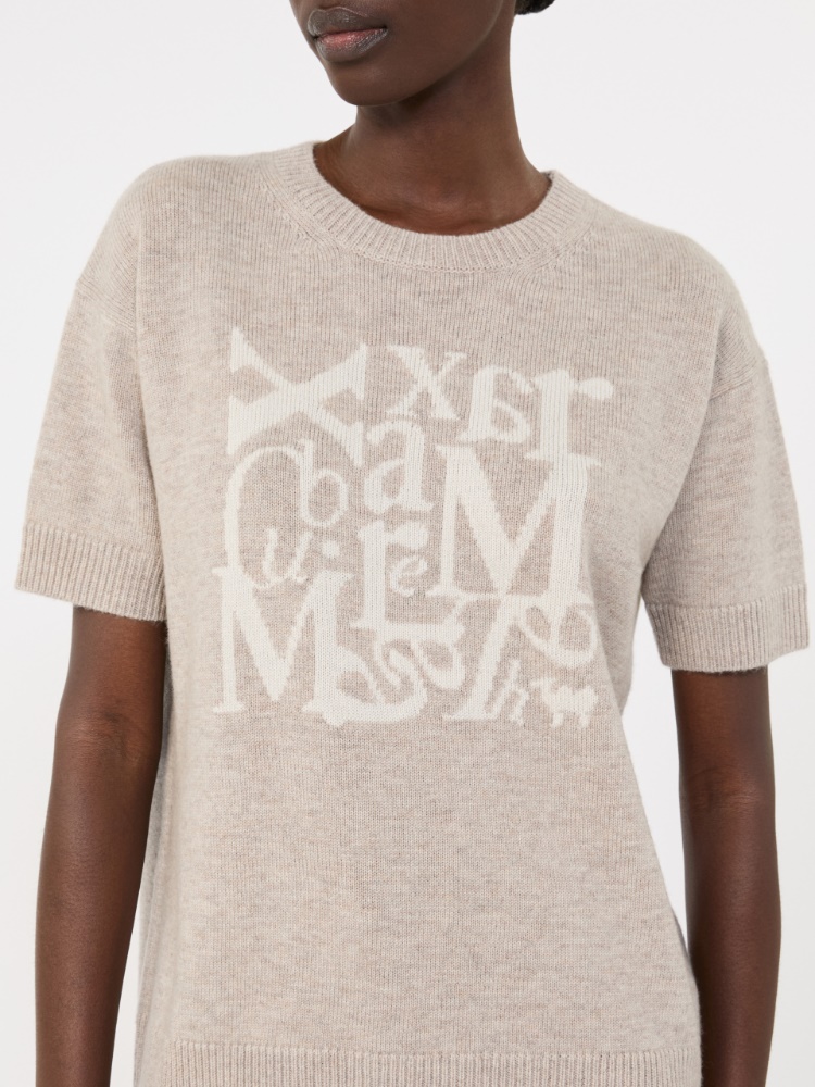 Wool and cashmere knitwear - BEIGE - 4