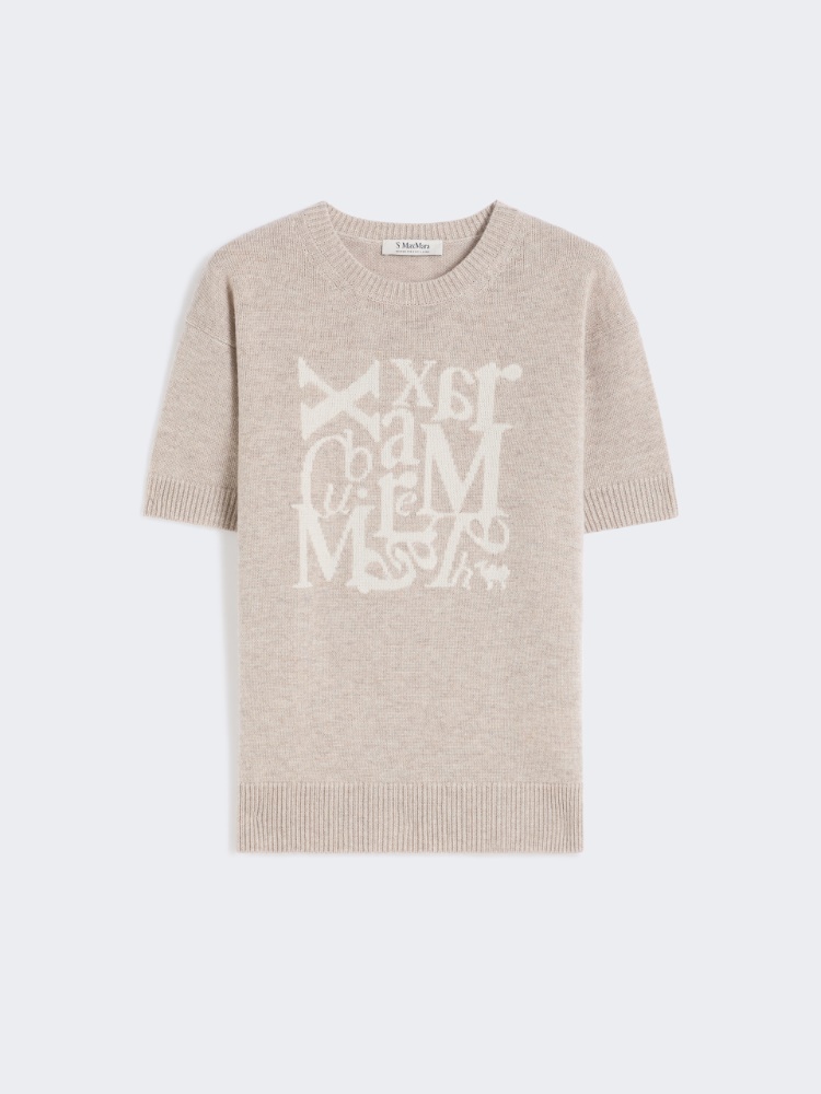 Wool and cashmere knitwear - BEIGE - 5