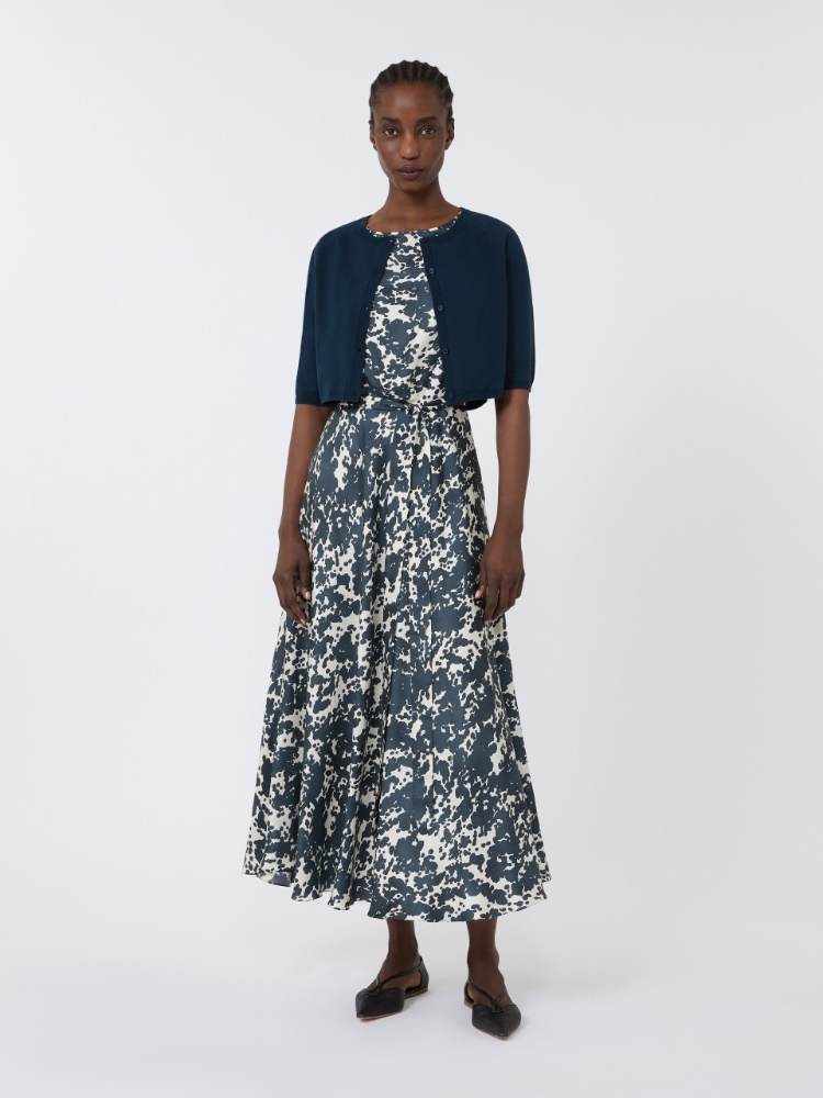 Coprispalle in filato di cotone - BLU MARINO - Max Mara - 1