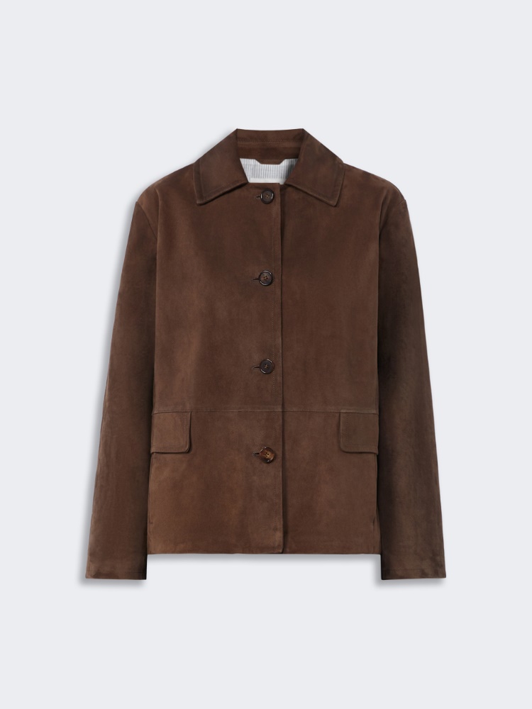 Suede jacket - BROWN - Max Mara