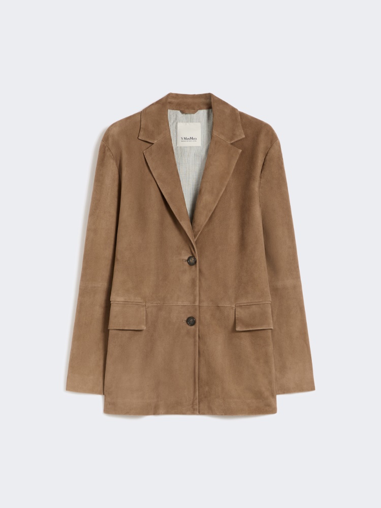 Jacke aus Wildleder - HASELNUSS - Max Mara