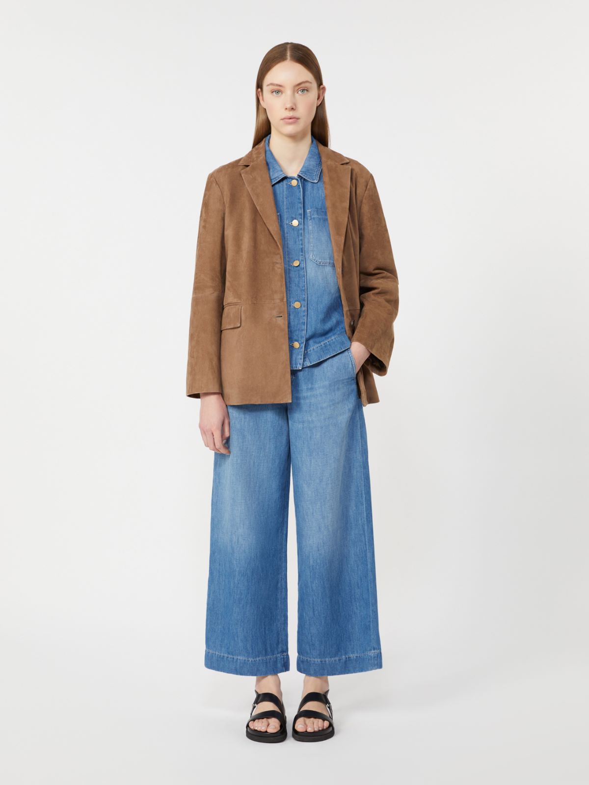 Jacke aus Wildleder - HASELNUSS - Max Mara