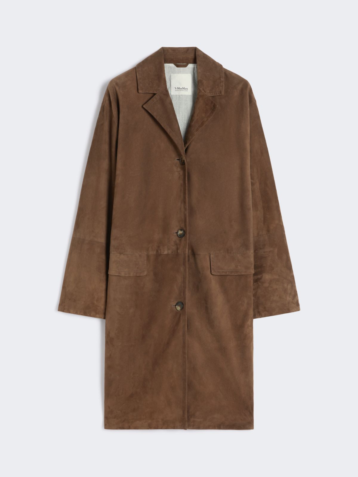 Suede overcoat - BROWN - Max Mara - 9