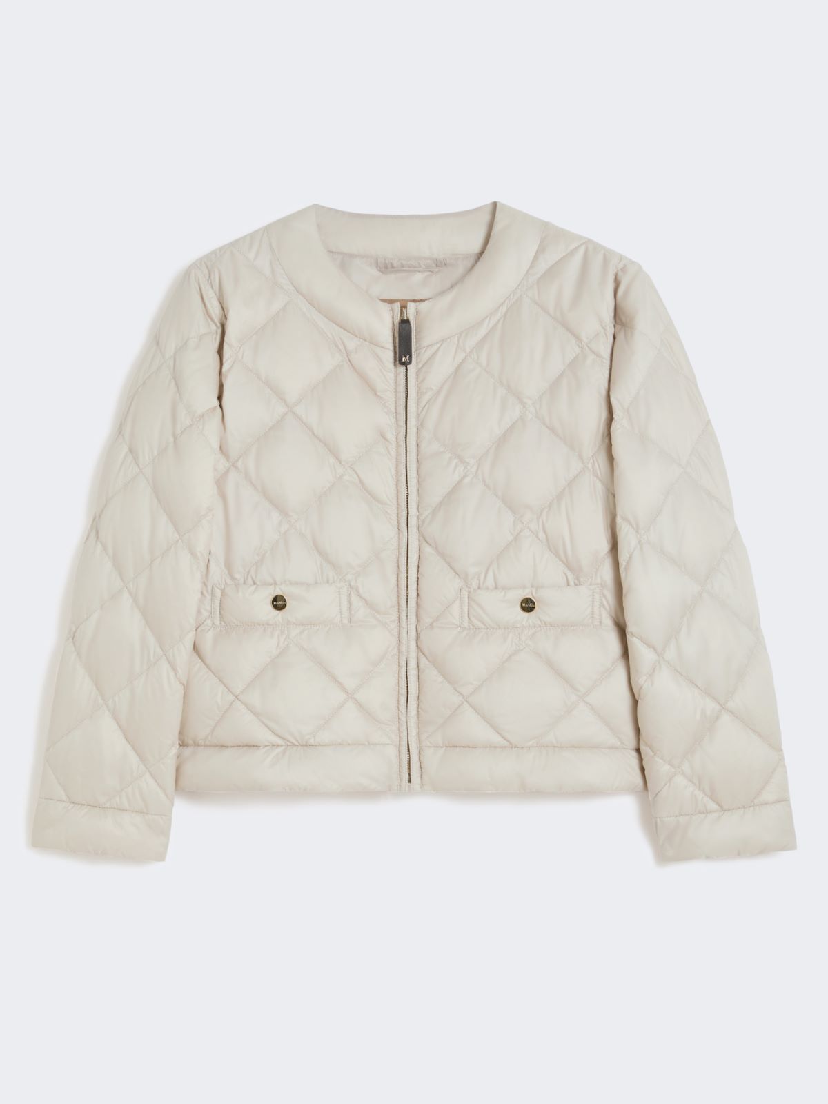Short water-repellent canvas padded jacket - SAND - Max Mara - 9