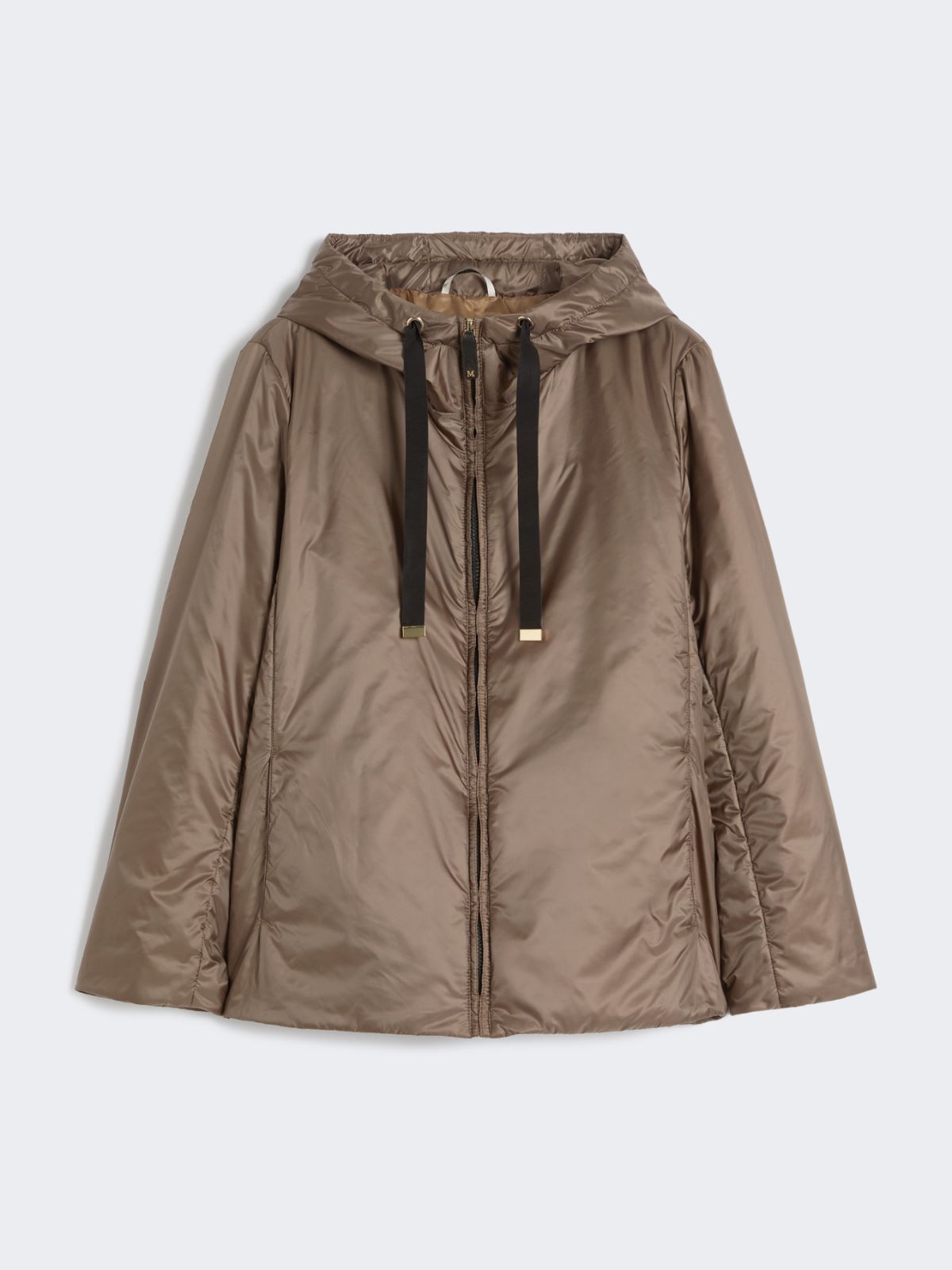 Cameluxe padded jacket with hood - HAZELNUT BROWN - Max Mara - 6