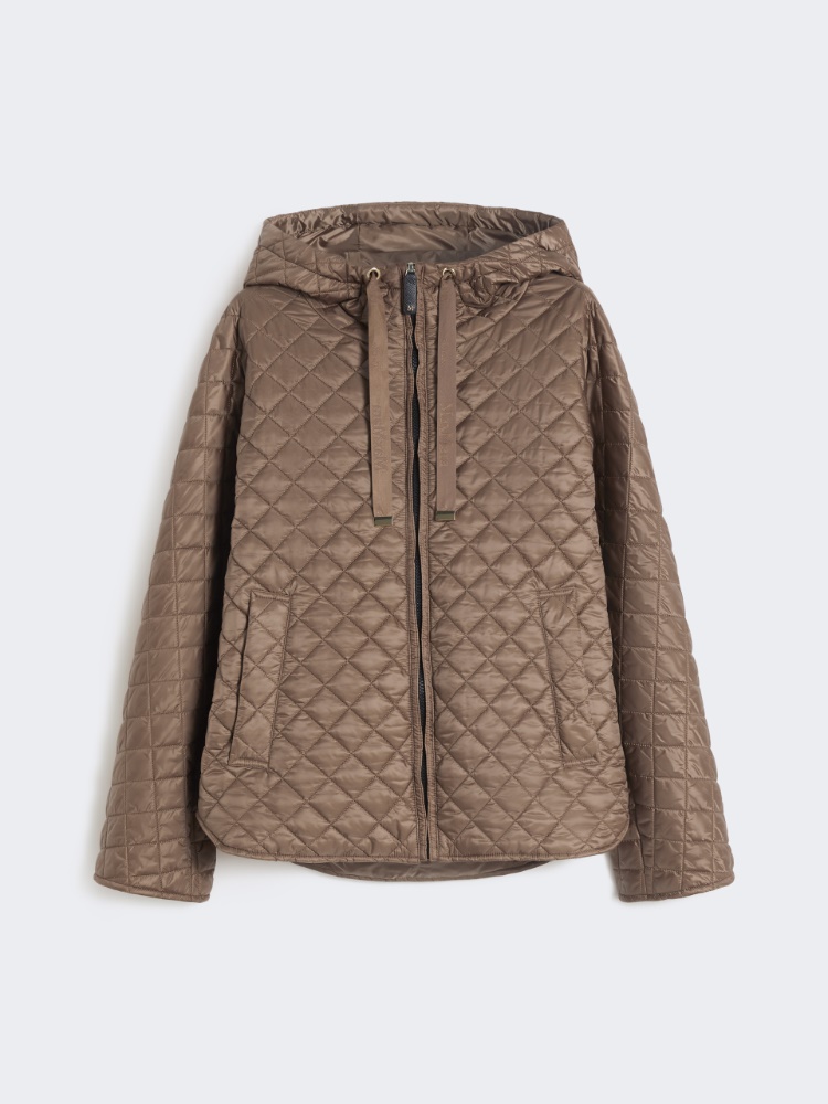Quilted water-repellent canvas padded jacket - TOBACCO - Max Mara