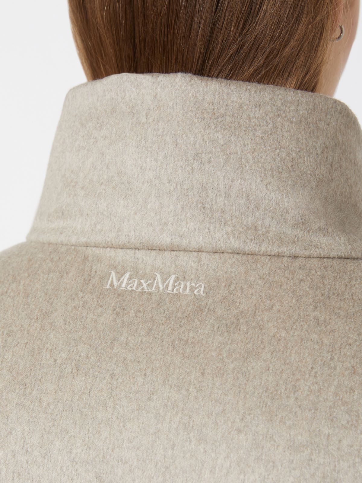 Water-repellent canvas and camel down jacket - SAND - Max Mara - 5
