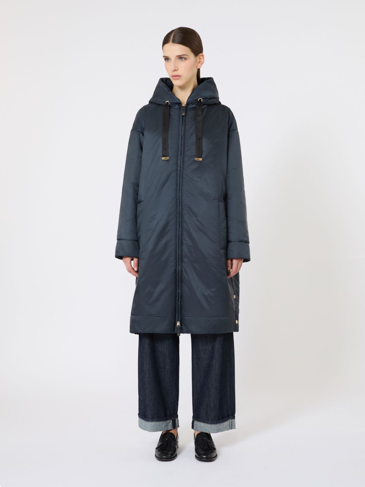 Water-repellent canvas padded parka - MIDNIGHTBLUE - Max Mara - 6