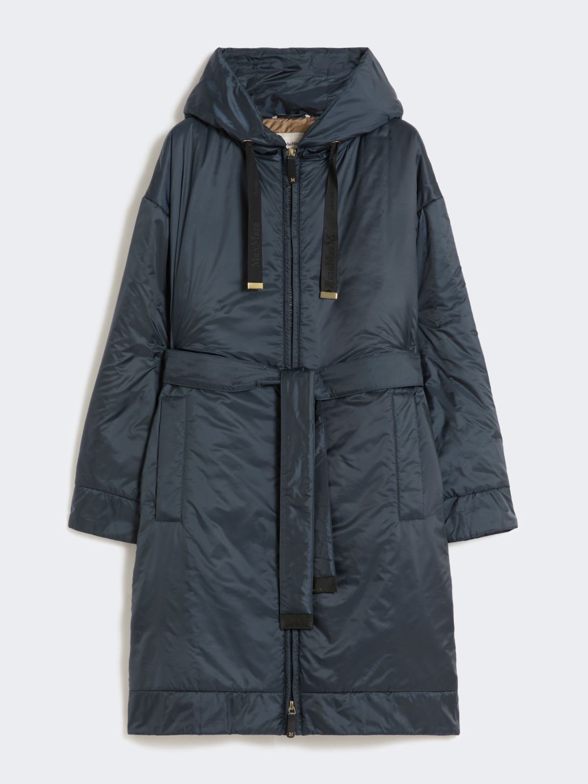 Wattierter Parka aus wasserabweisendem Canvas - NACHTBLAU - Max Mara - 10