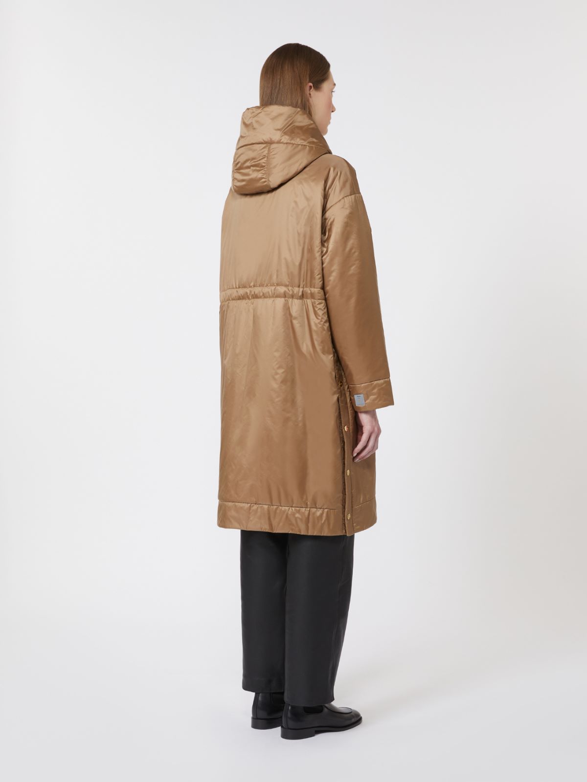 Water-repellent canvas padded parka - CAMEL - Max Mara - 6