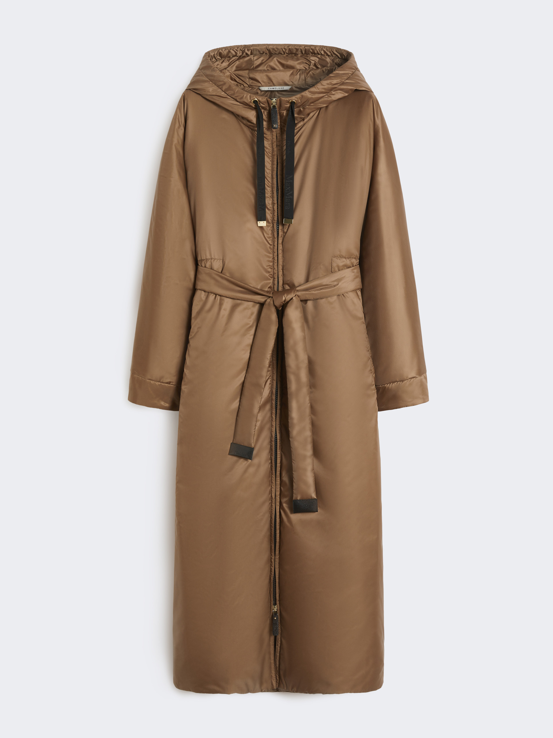 Long water-repellent canvas padded parka - TOBACCO - Max Mara - 6